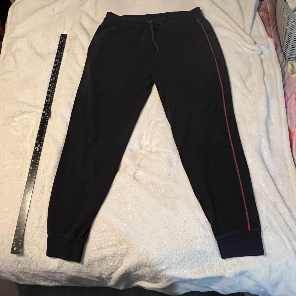 Ralph Lauren Pants Mens Size XL Black Jogger French Terry Drawstring Pockets